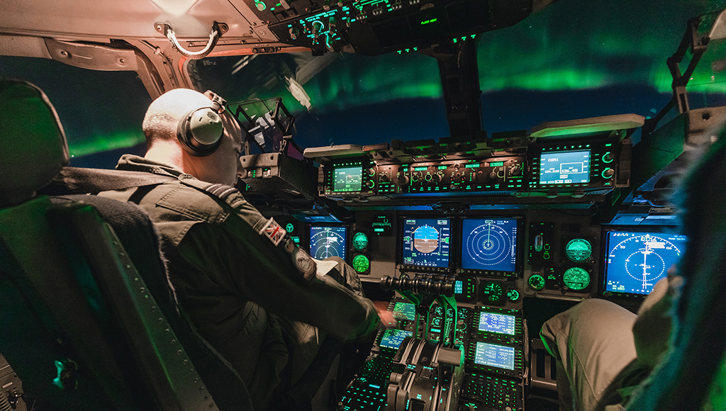 A RAF Globemaster Crew Receive the Green Light