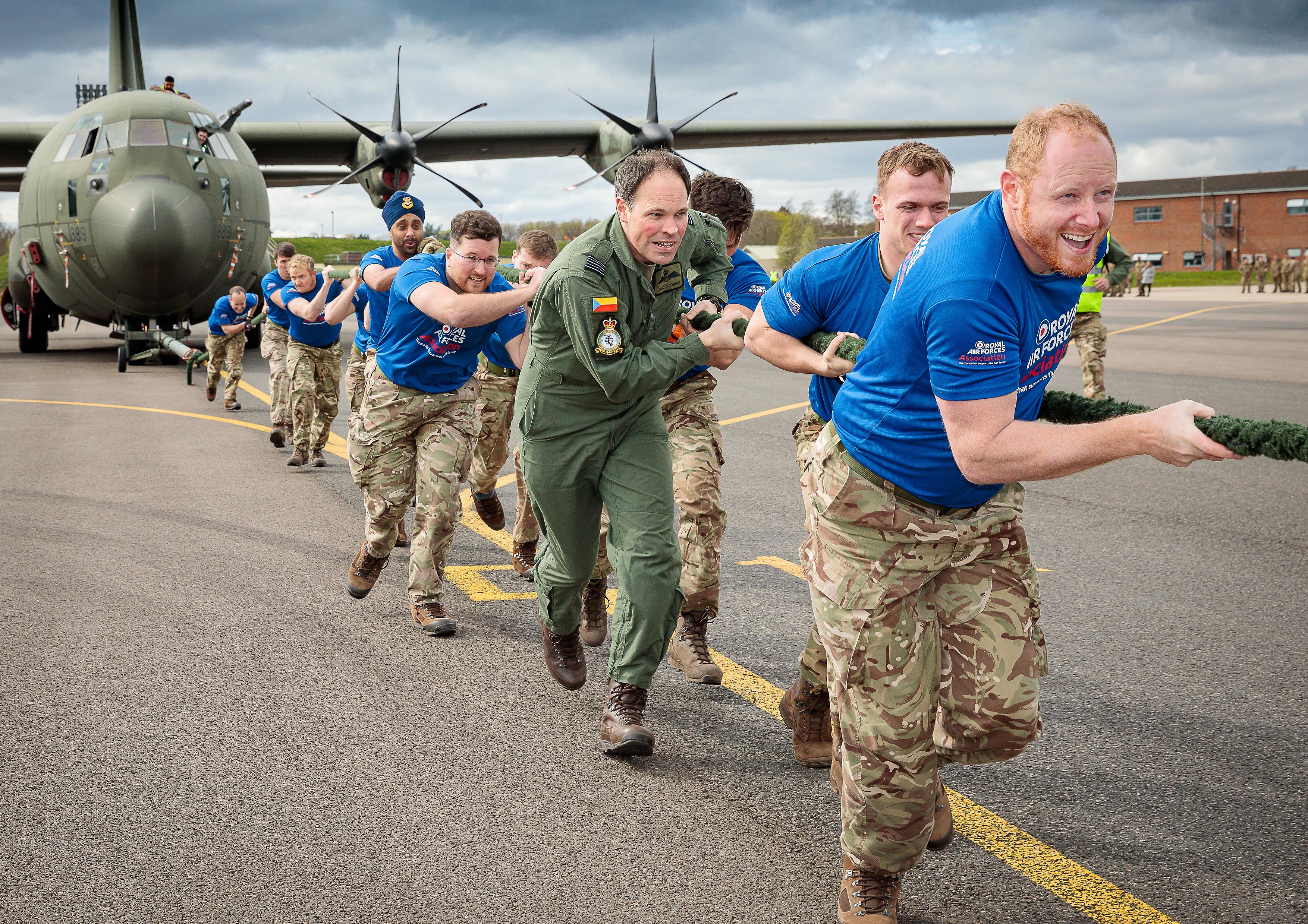 The Hercules Charity Pull took place at RAF Brize Norton on 5 Apr 22, raising money for two extremely deserving charities.