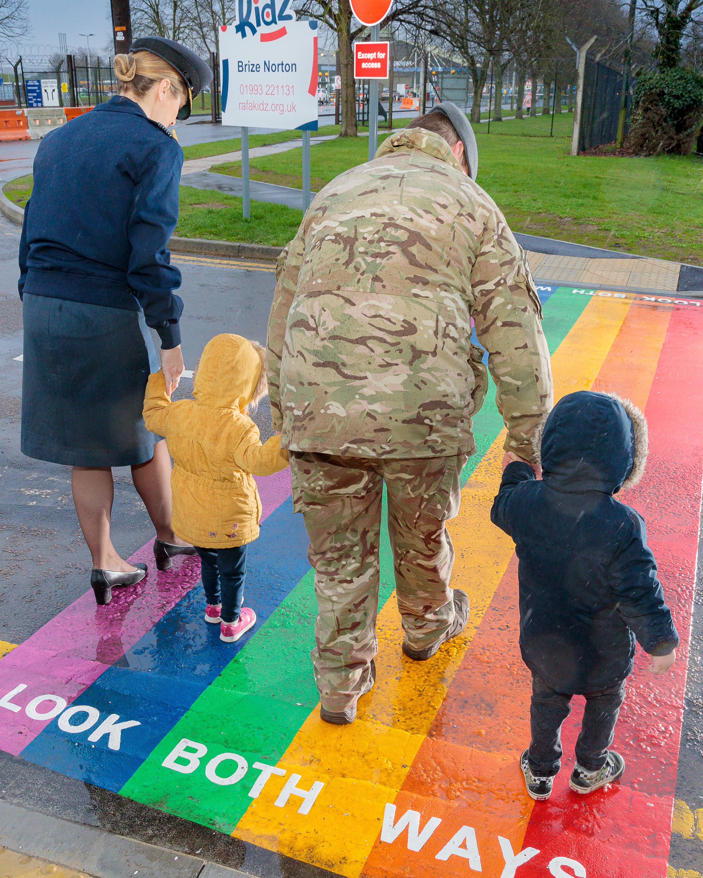 Rainbow Crossing Unveiled at RAF Brize Norton