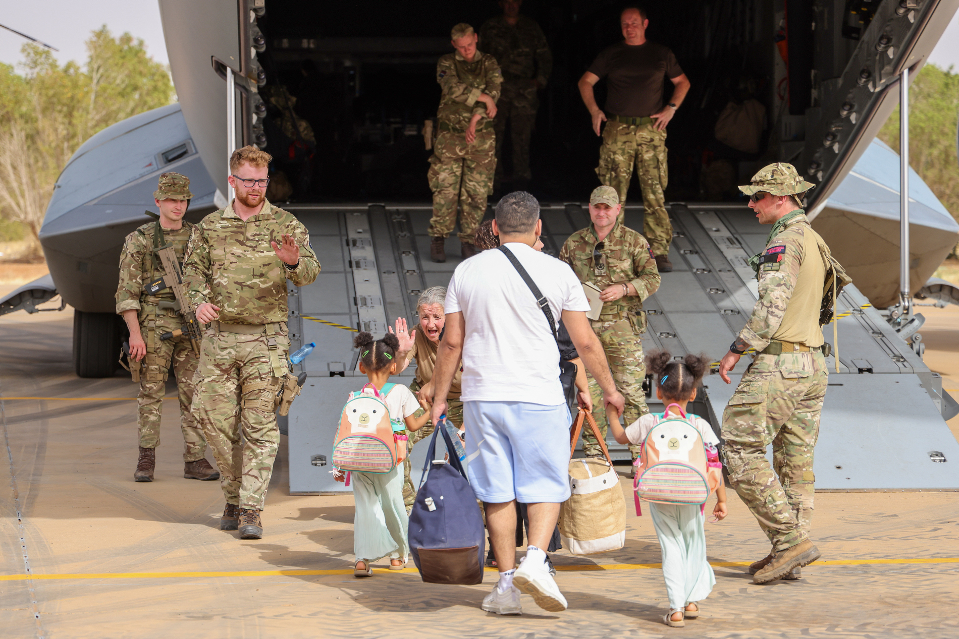 Aircraft based at RAF Brize Norton have played a key role in carrying out the evacuation operation of British citizens from Sudan.
