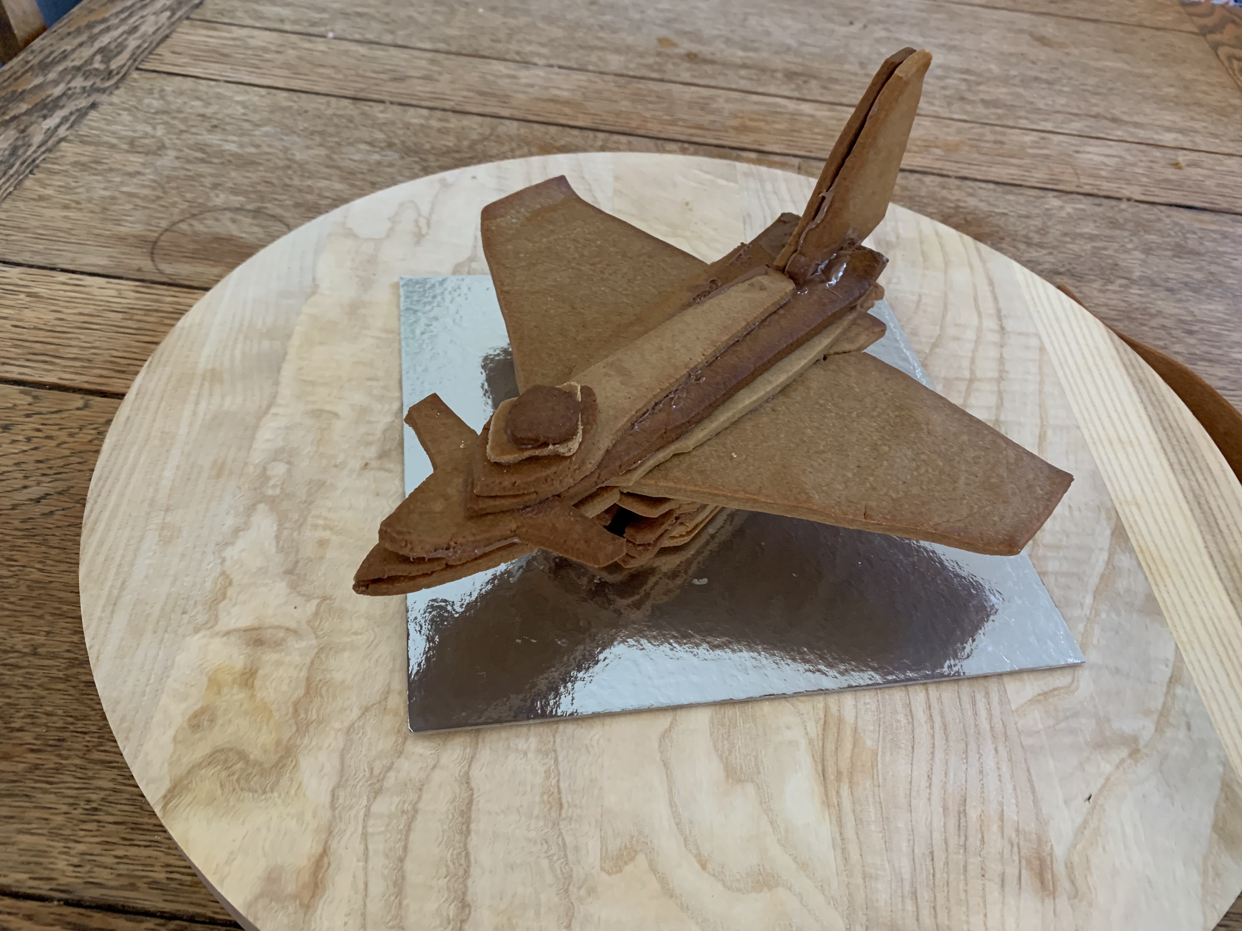 Typhoon made from gingerbread.
