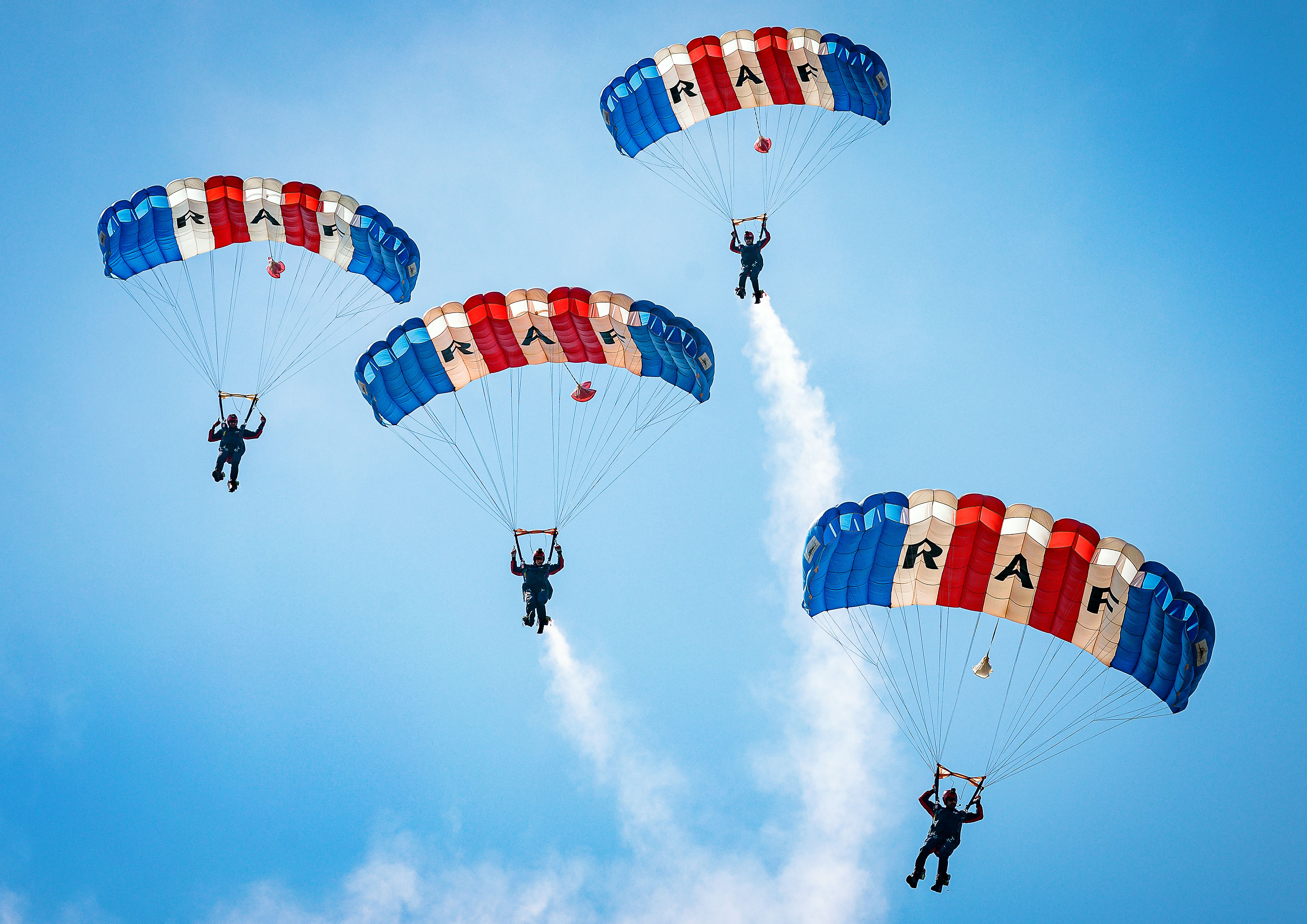 RAF Falcons Parachute Display Team Launch Day 2023