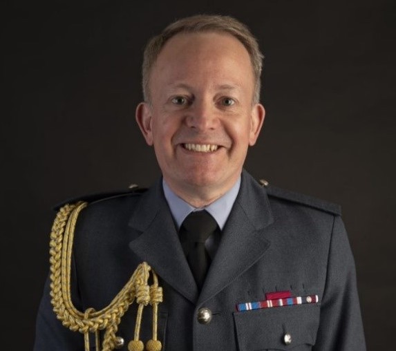 Image shows the official portrait of Air Marshal Sir Richard Knighton.