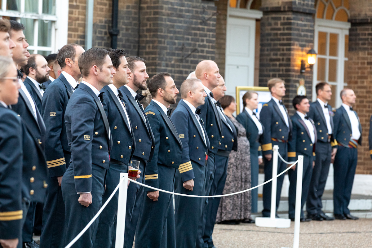 AOC 2 Gp joined the Officers Mess for the Battle of Britain Anniversary Dinner