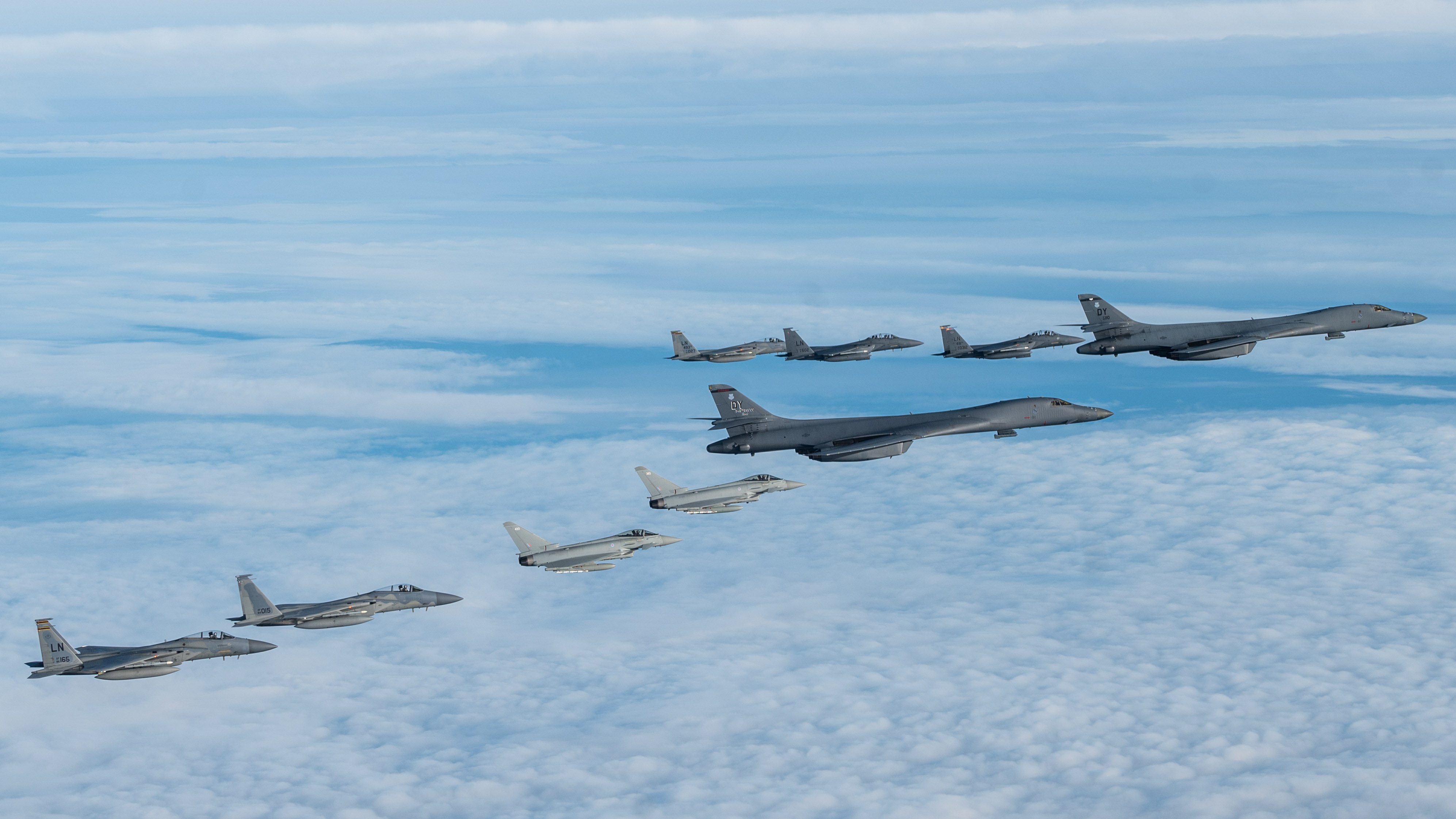 The RAF Conduct Mass Air Exercise with U.S.A.F to Conclude the Bomber Task Force Season