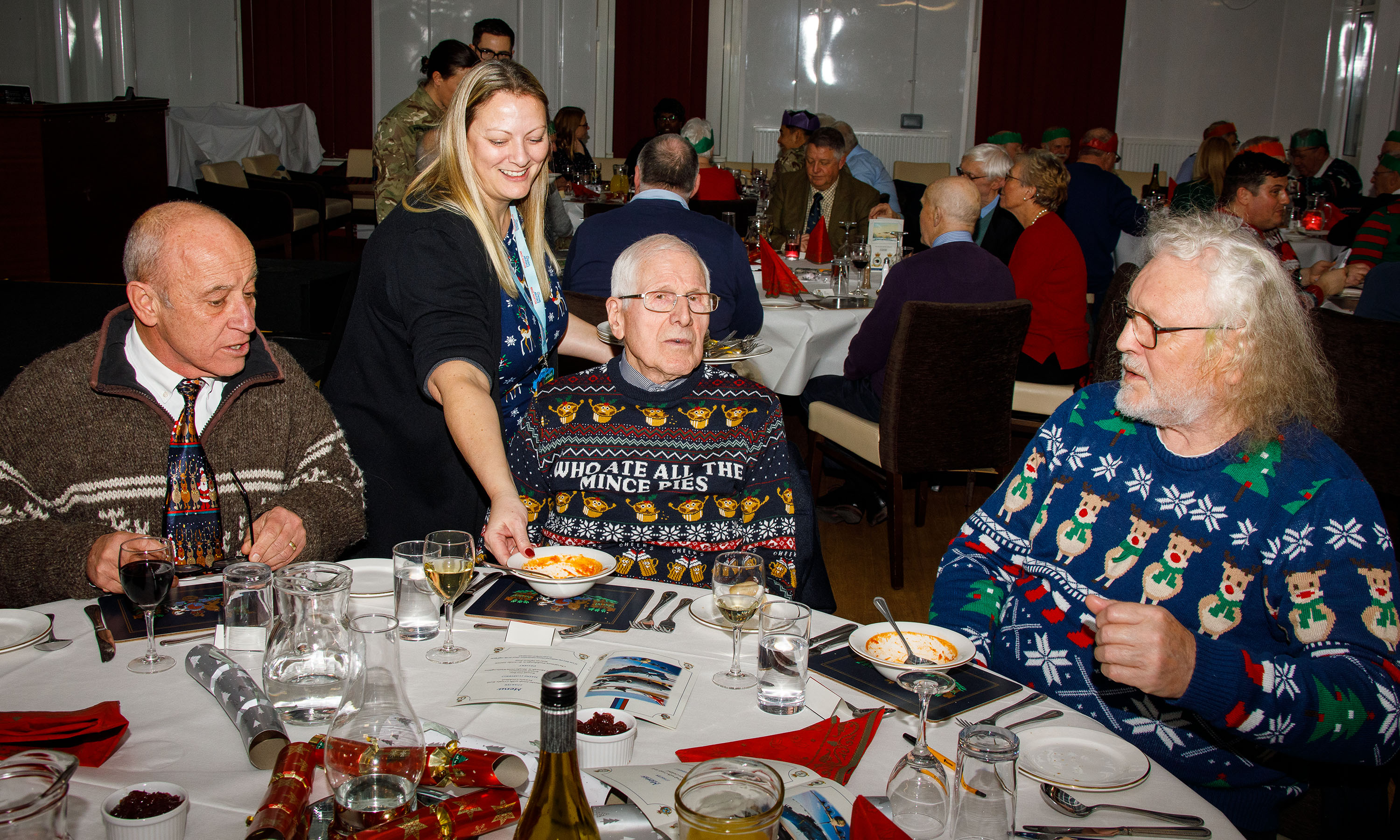 On 6 December, a small team from the Station organised the first Veterans Christmas Lunch since the lockdown started.