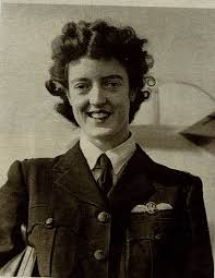 Freydis Sharland in her RAF uniform complete with Wings