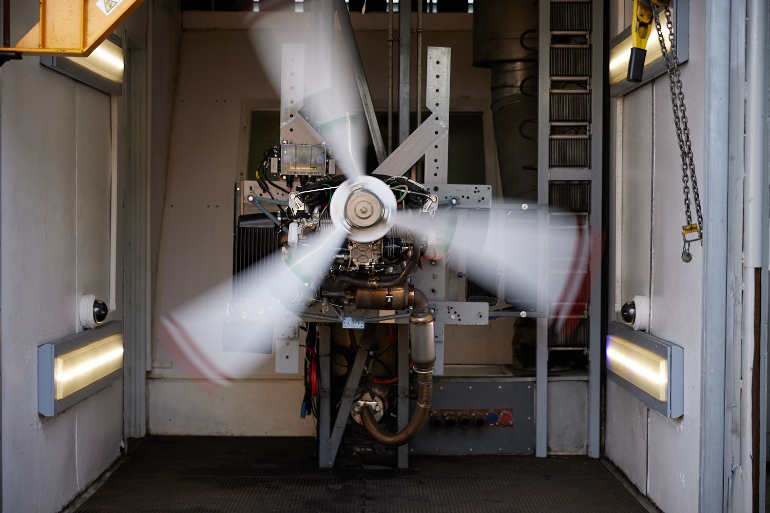 Image shows the Swift aircraft rotator blades.