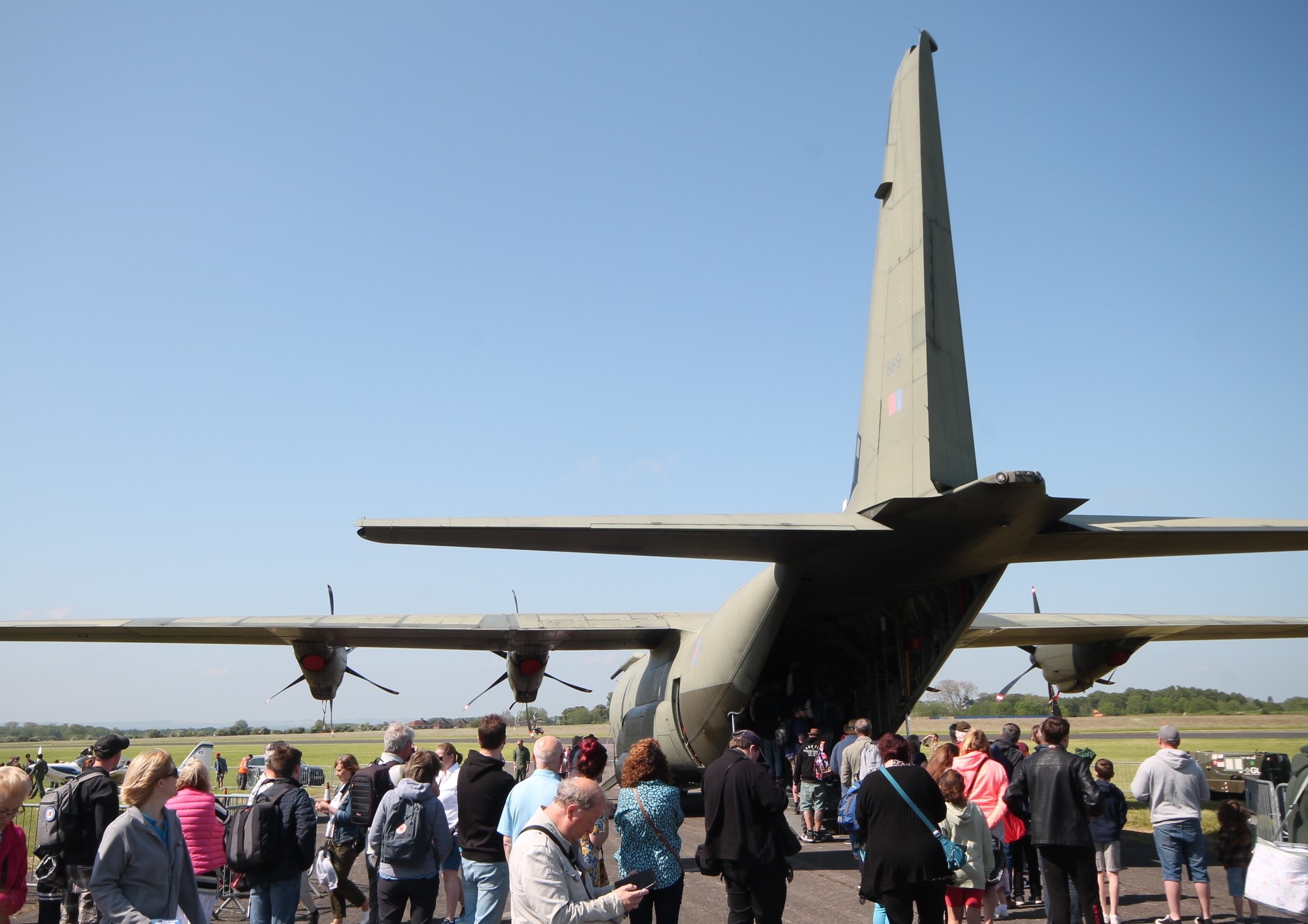 The RAF’s C-130J Hercules has made one of its final public appearances ahead of its retirement at the end of June.