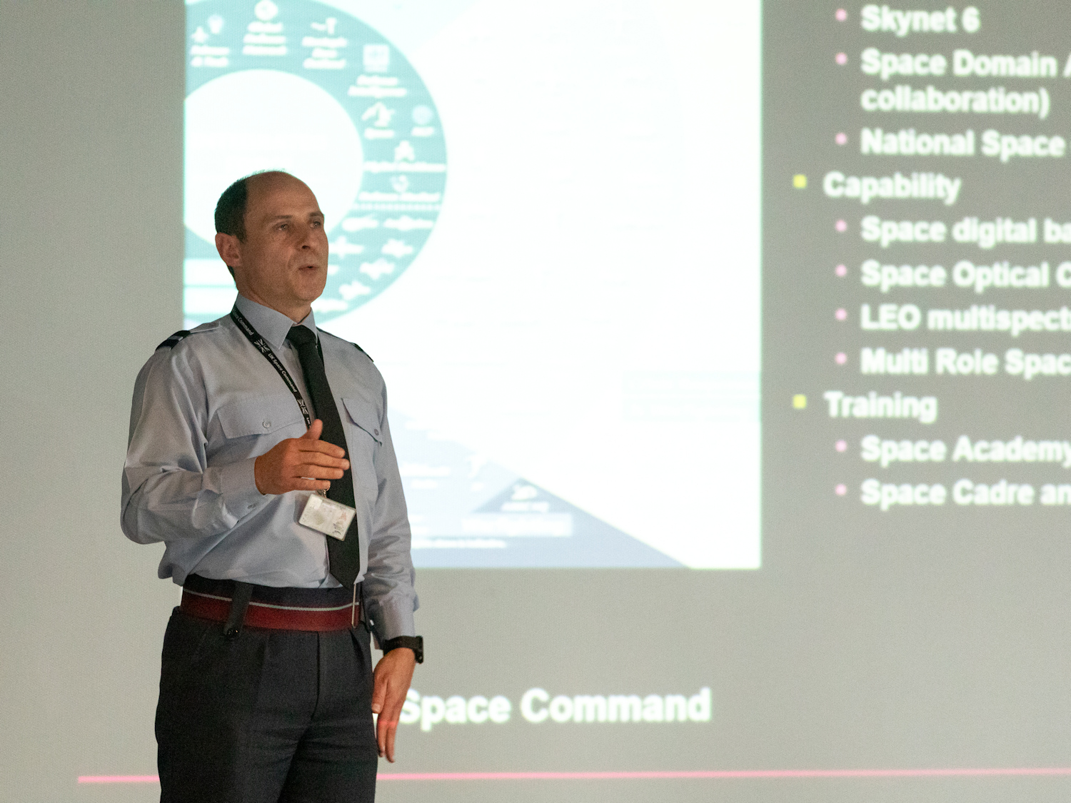 Air Commodore Flewin, Head of Space Operations, Plans and Training