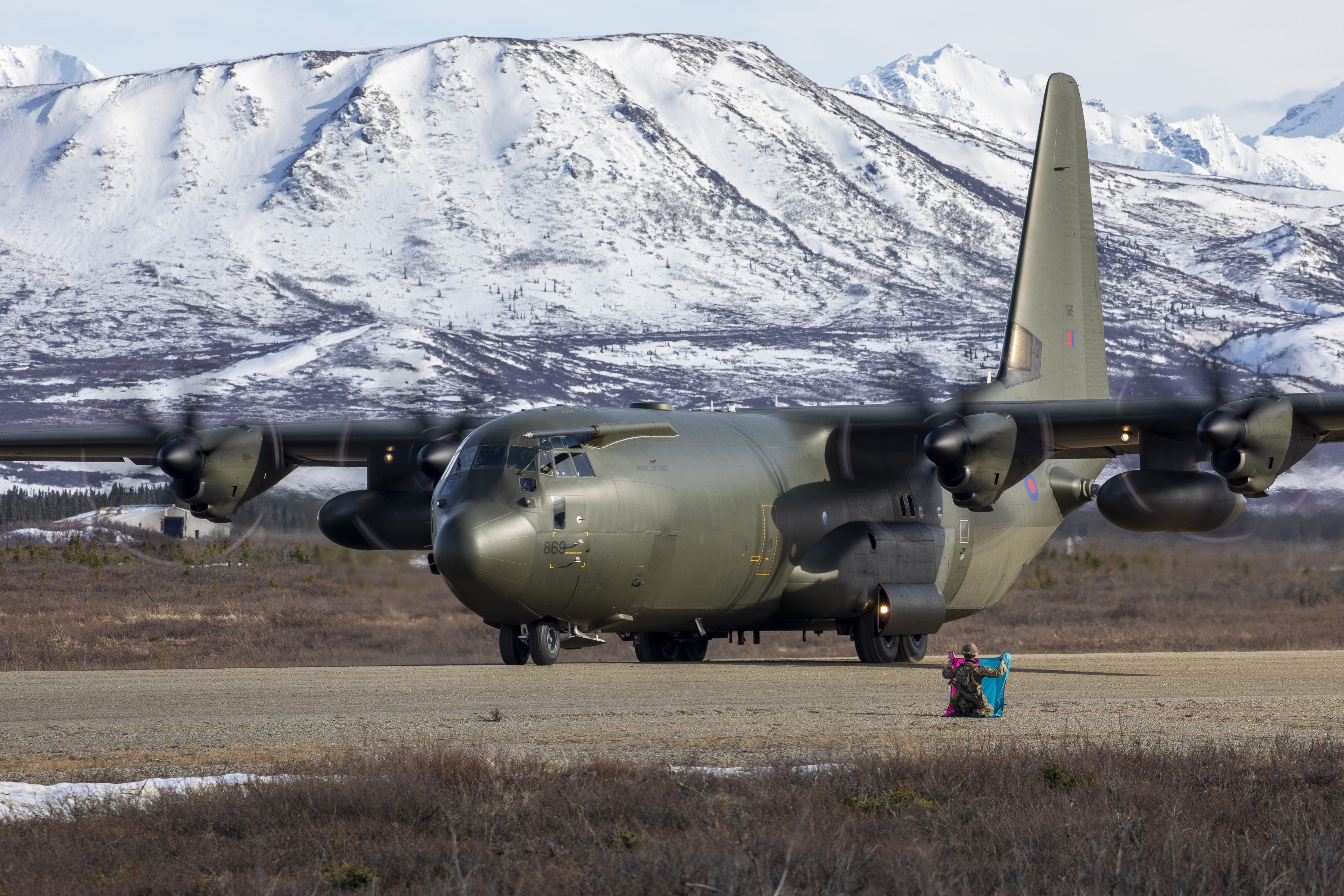 Personnel from Number 47 Squadron, based at RAF Brize Norton, have been training with coalition partners on Exercise Red Flag Alaska 22-1