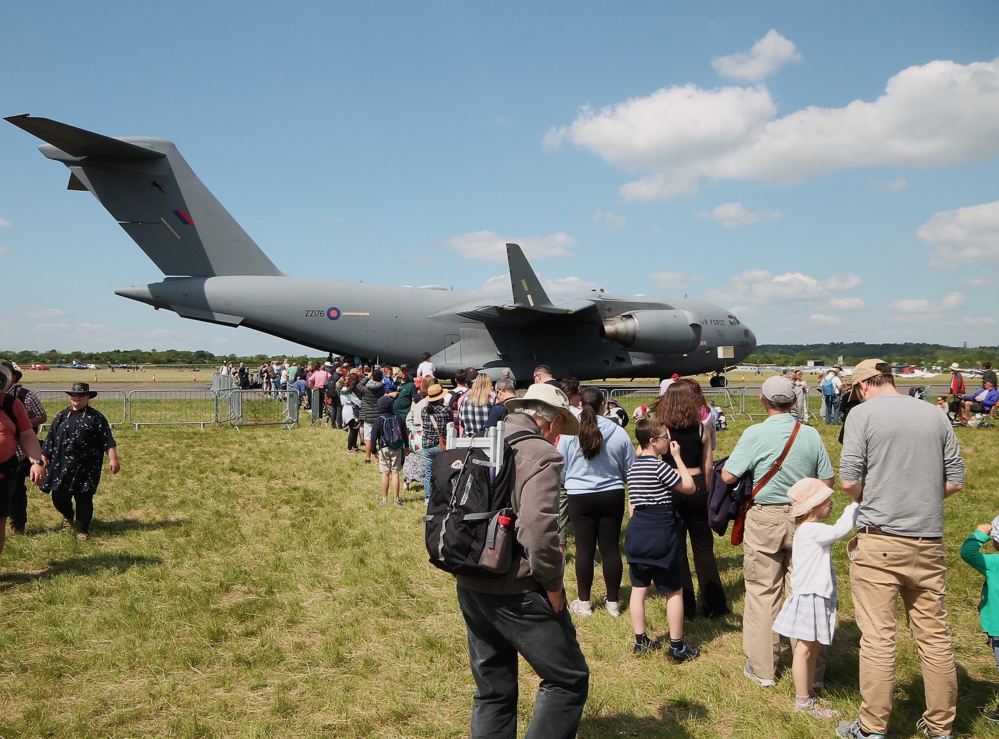 A RAF C-17 Globmaster also featured at the Abingdon Air and Country Show.