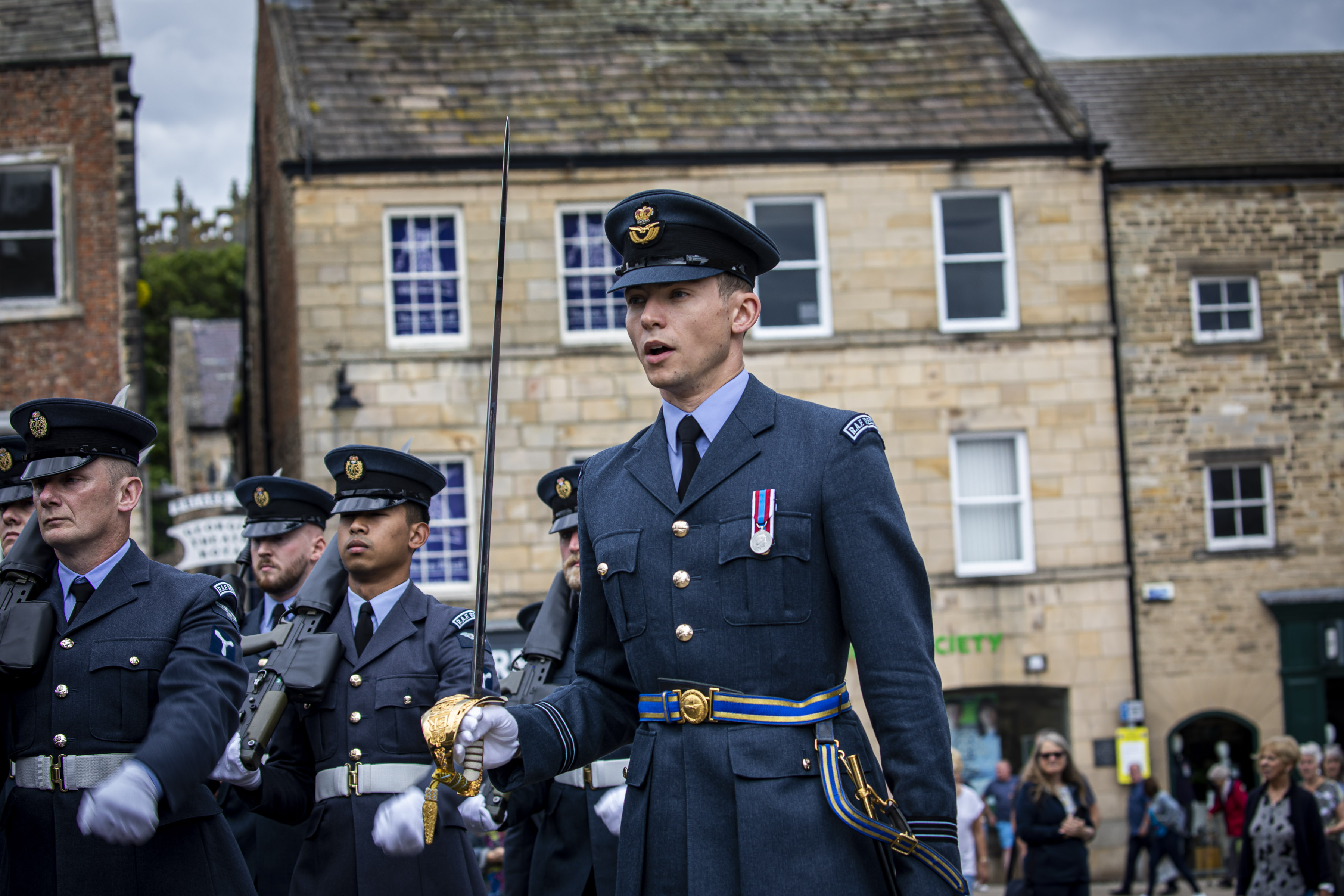 34 Sqn Marching at the Freedom of Richmond Parade
