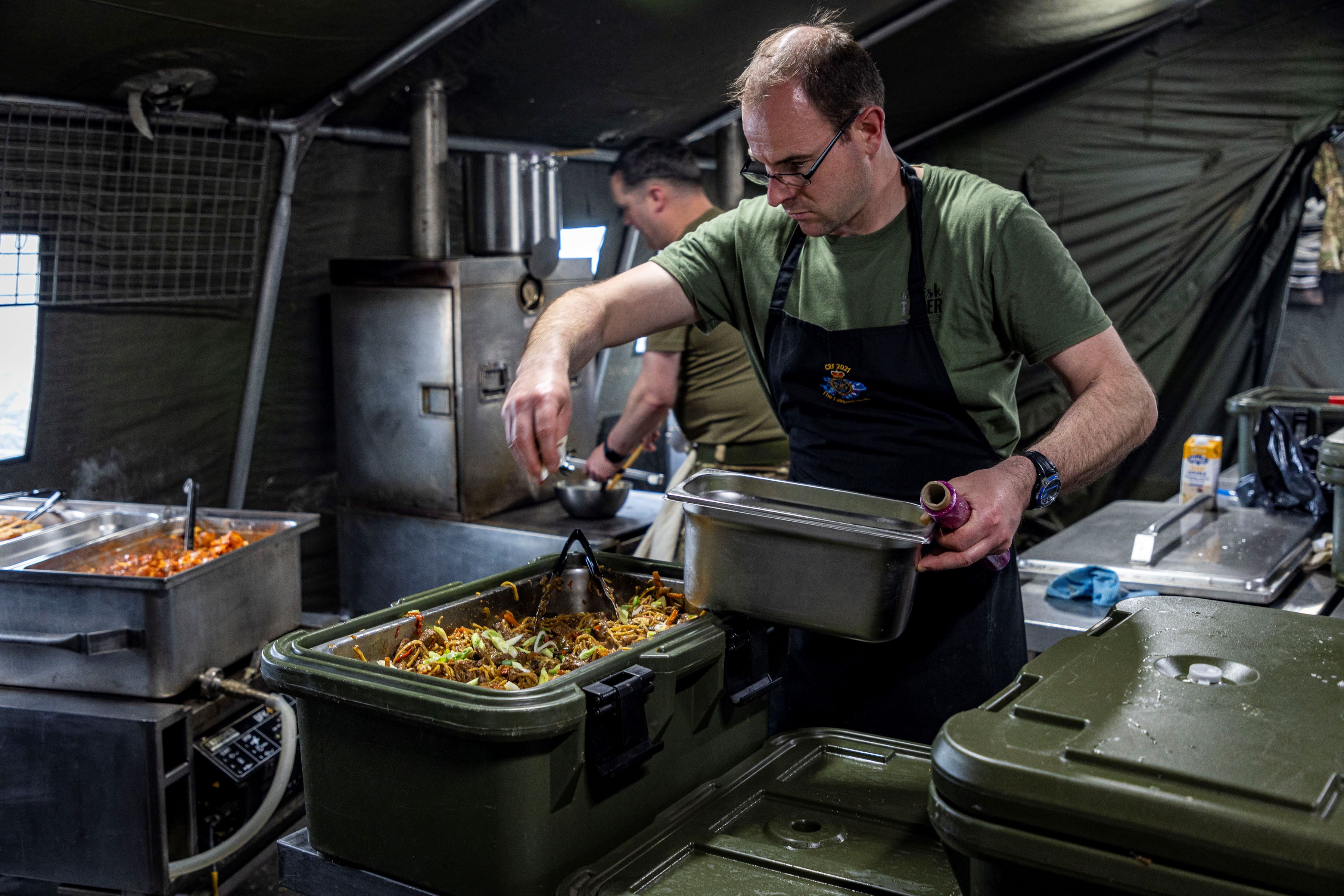 RAF Chefs on Ex Auxilium Fort