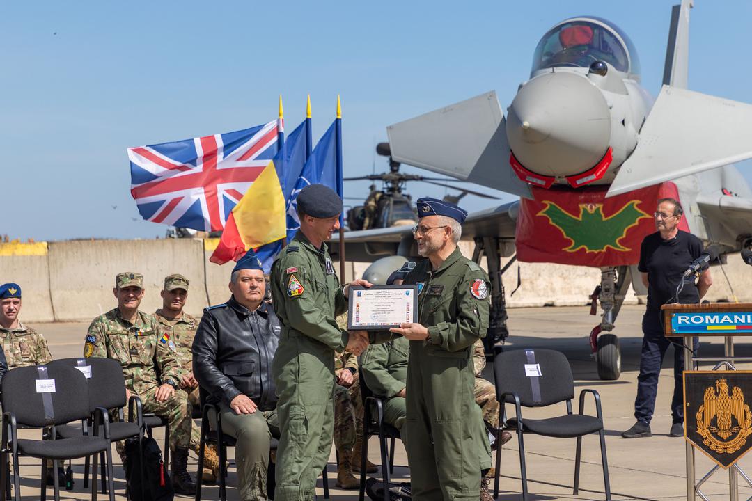 RAF Fighter Squadron arrives in Romania to co-lead NATO Air Policing ...