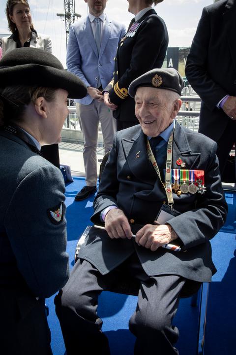 RAF Veterans meeting serving personnel