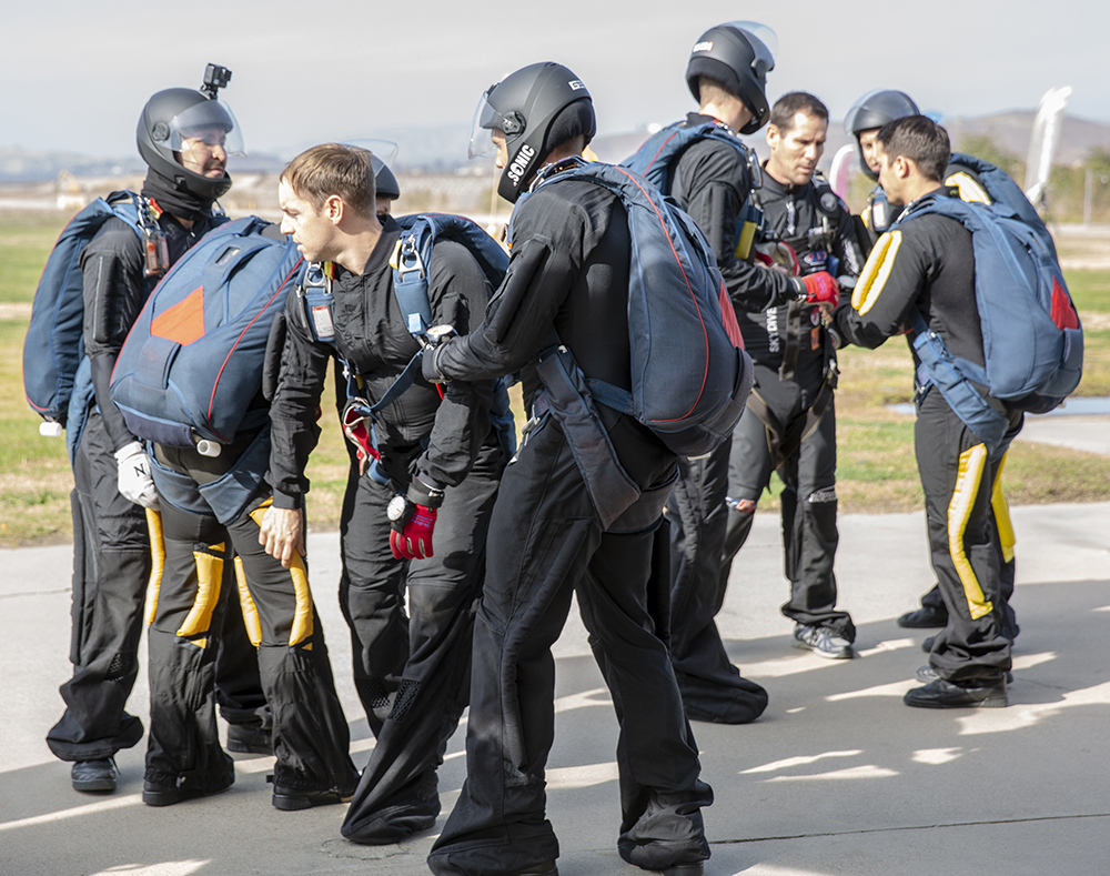 RAF Falcons conduct ground training on Exercise Freefall Endeavour