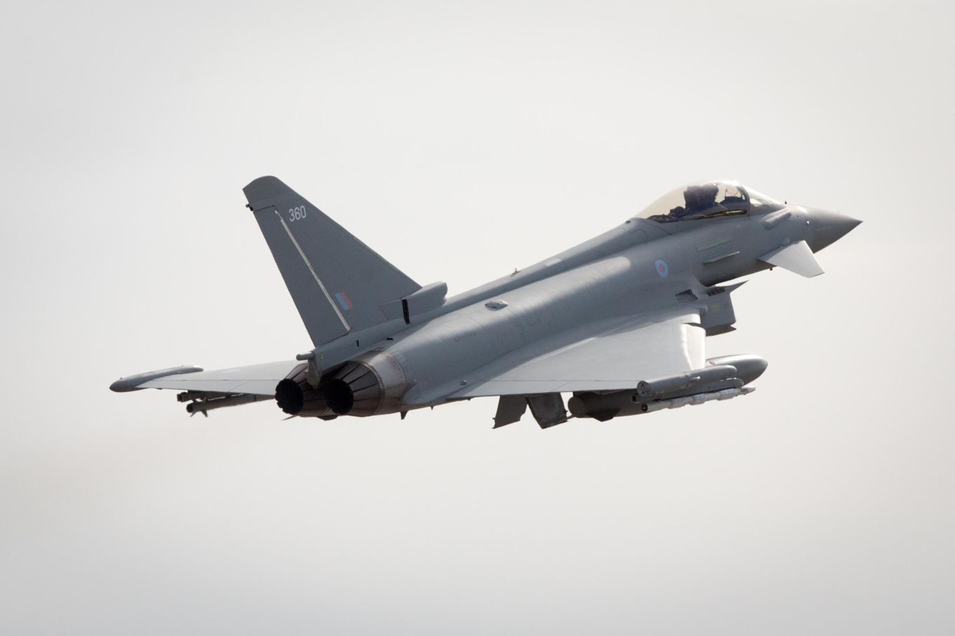 A Typhoon on a sortie as part of ACE