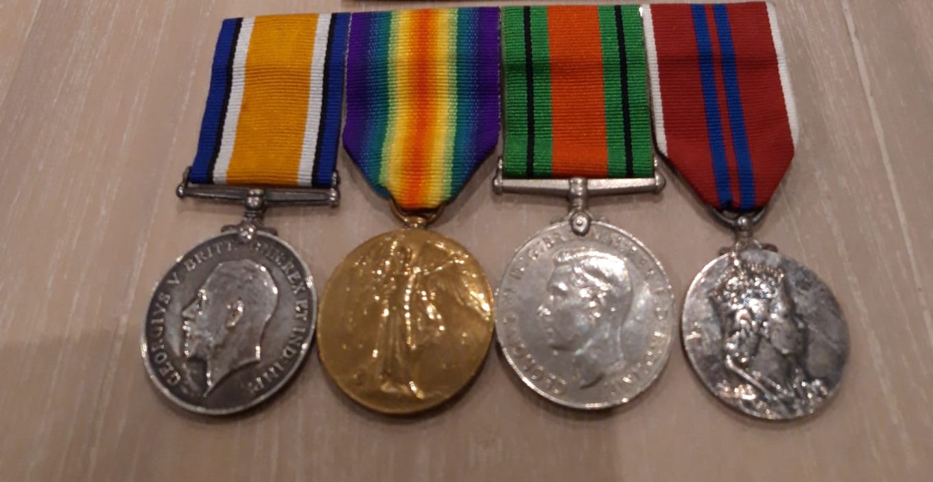 Sapper Billy Fulcher's medals
