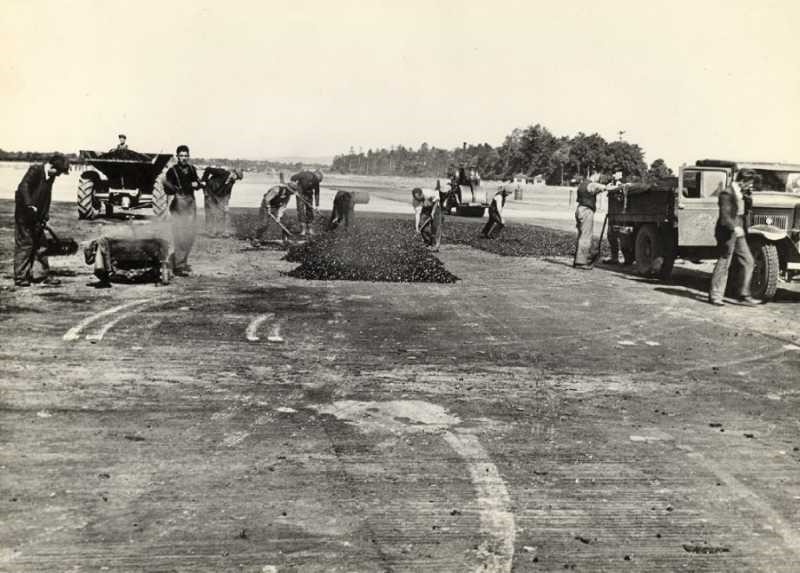Airfield construction teams in 1941
