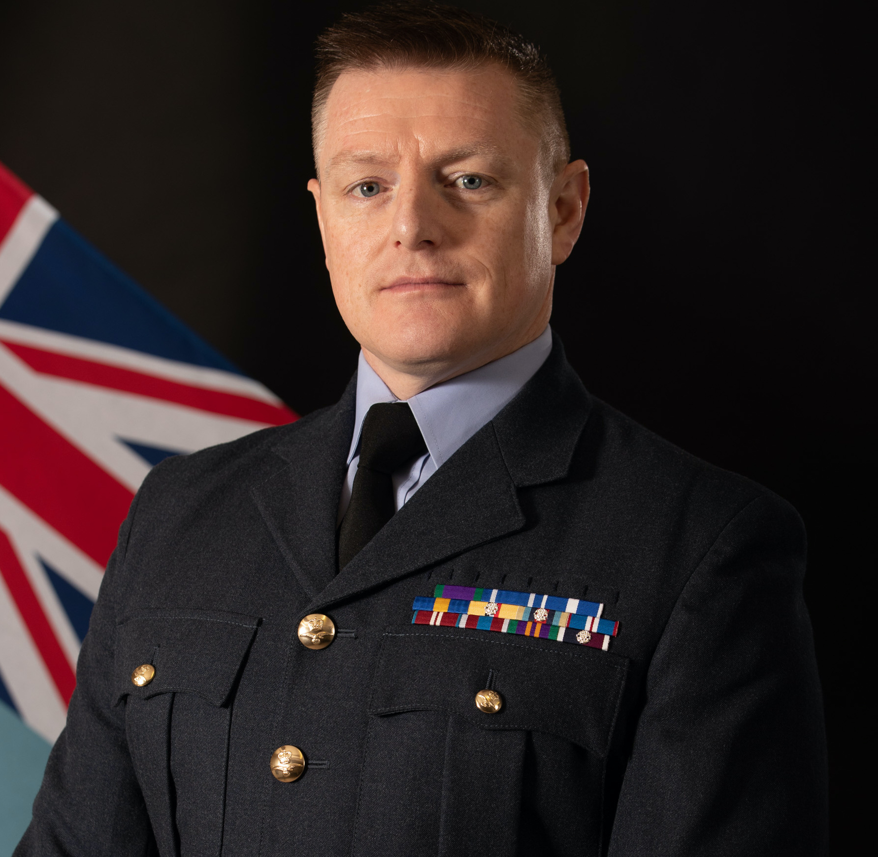 Portrait of Air Officer Global Enablement, Air Commodore Jamie Thompson 