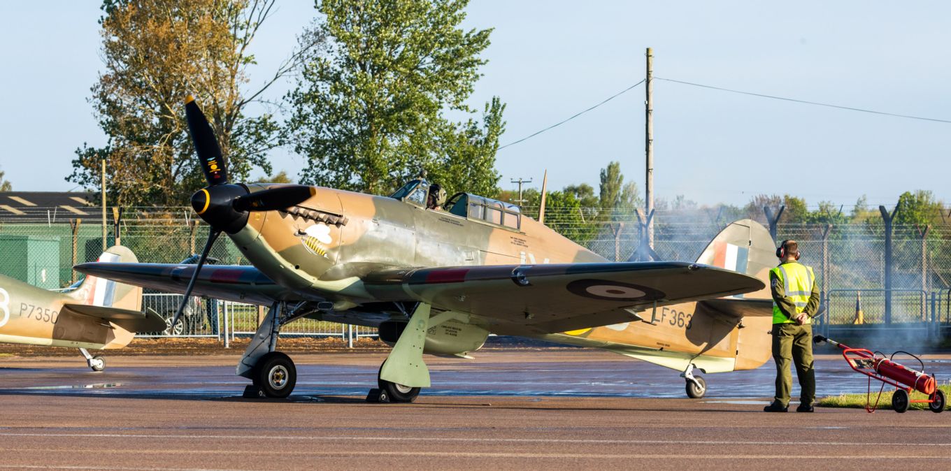 BBMF aircraft prepare to leave RAF Coningsby