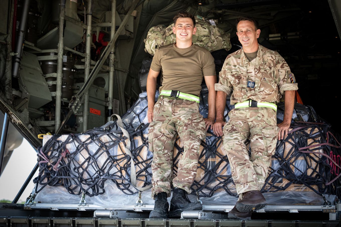 A father and son team from Calne in Wiltshire are working alongside each other on the Joint Movements Squadron at RAF Akrotiri