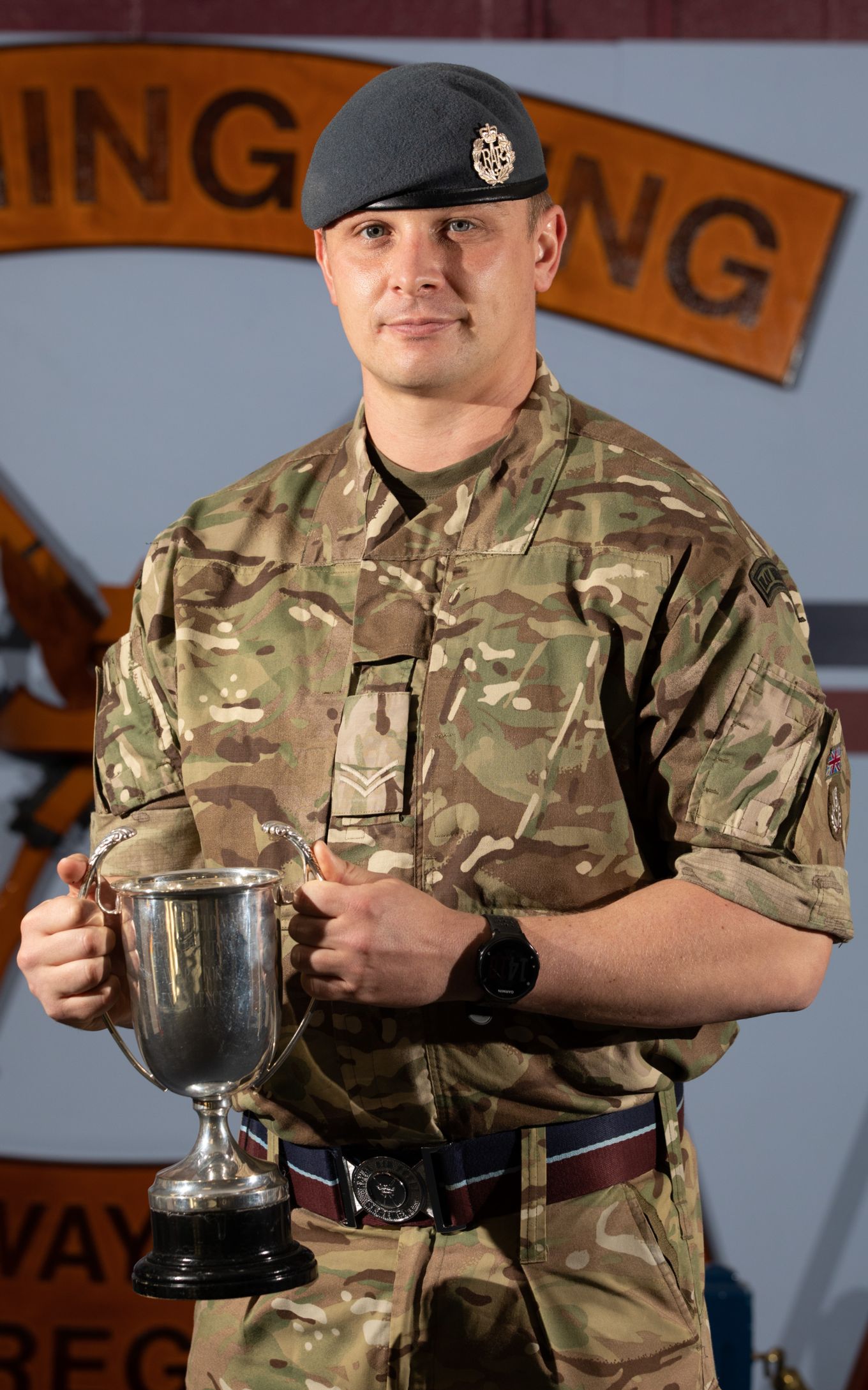 Winner of the Corporal Bradfield Trophy: Cpl Cartledge