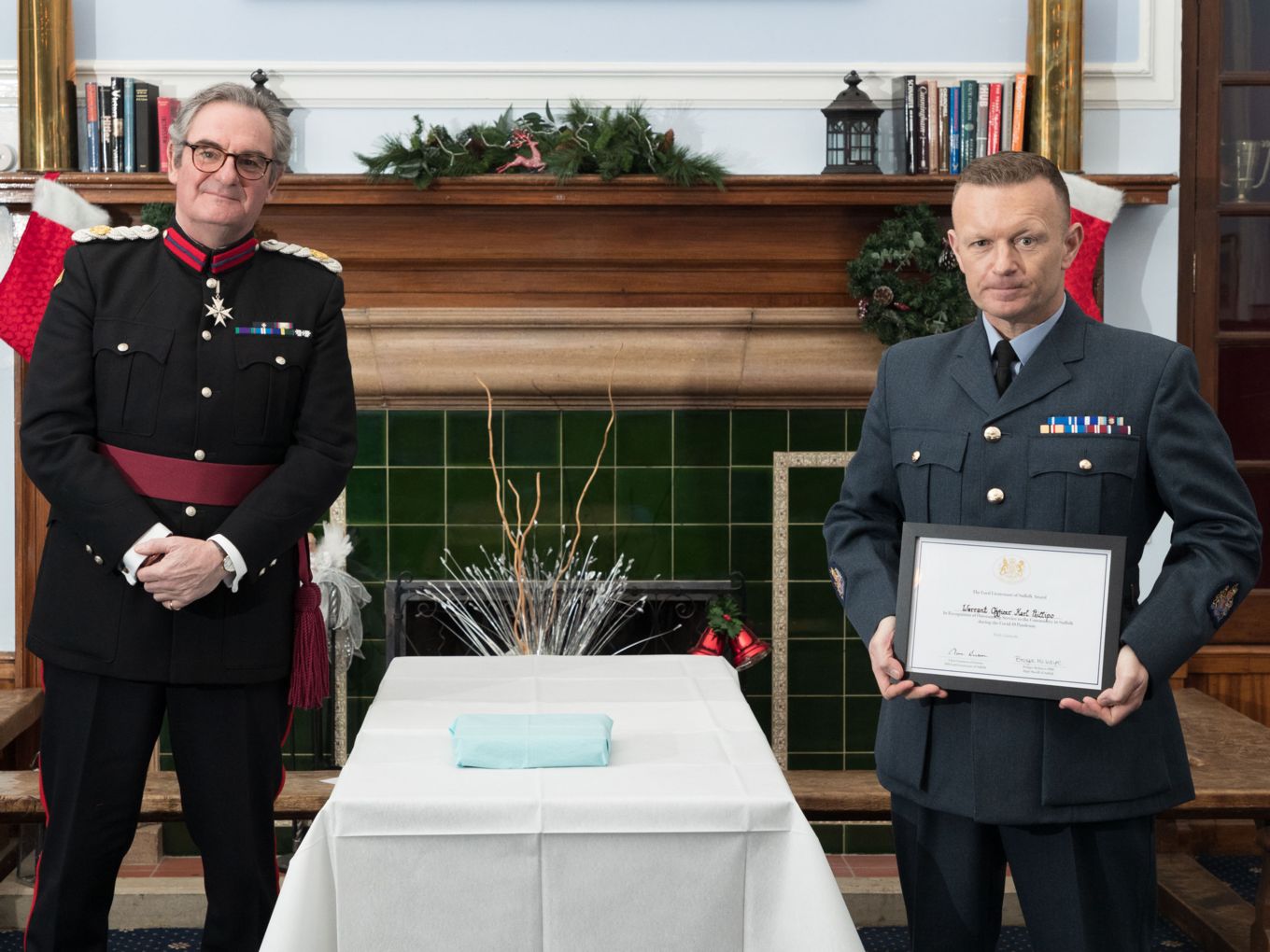 Colonel Anthony Fairbanks Weston and WO Karl Phillips – RAF Honington Co-Responders Team Leader