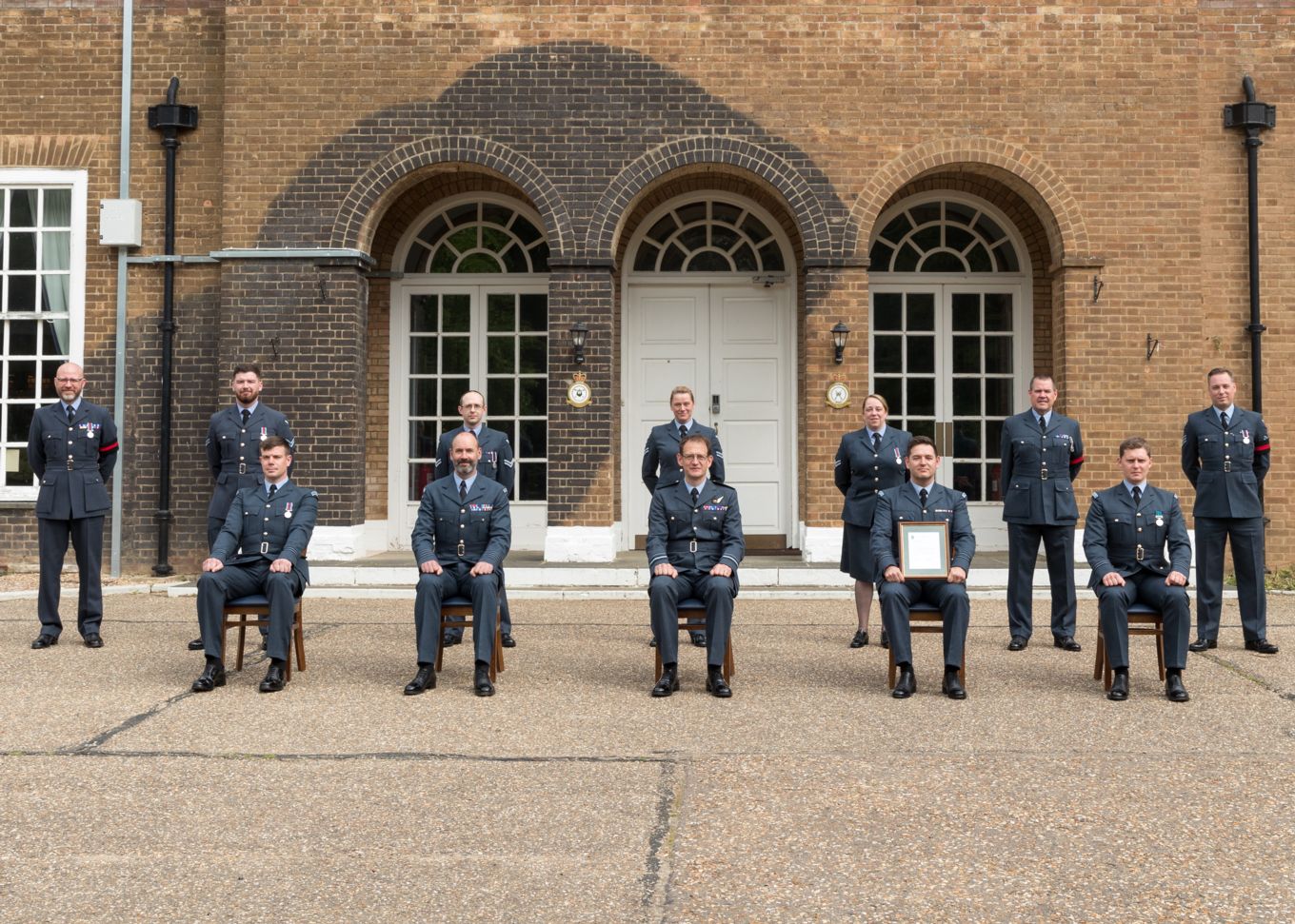 AVM Gillespie delivers Honours and Awards at the Annual Formal Inspection 
