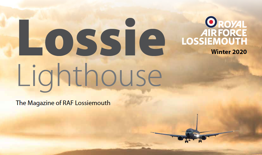 Cover of the RAF Lossiemouth Lighthouse magazine