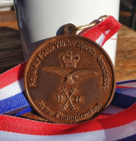 A bronze medal for skiing,