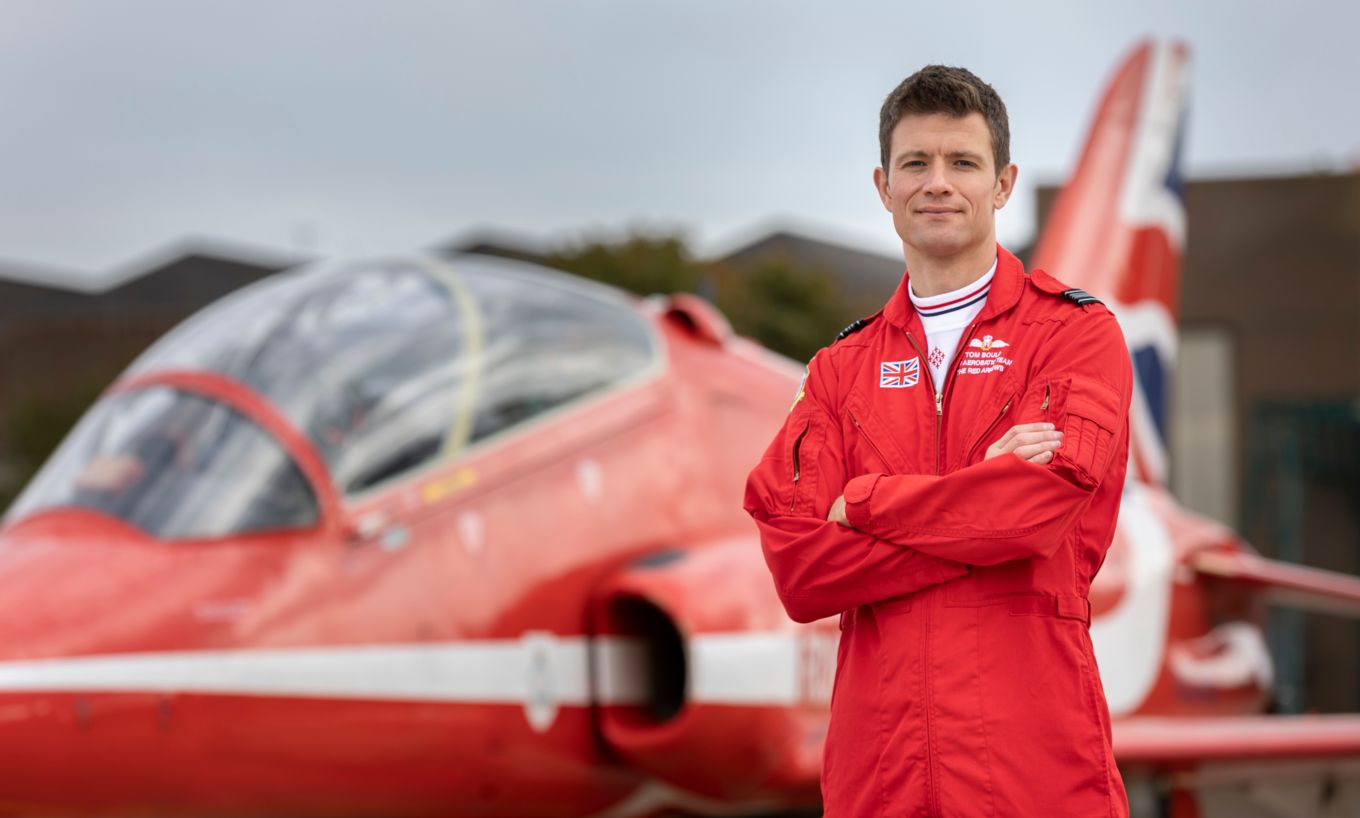 Squadron Leader Tom Bould - the new Red 1.