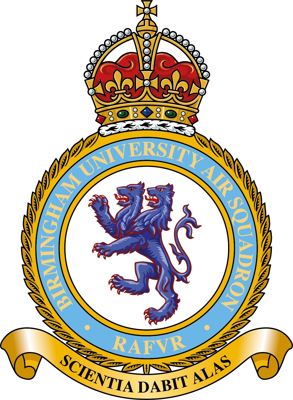 Crest for University of Birmingham Air Squadron